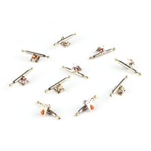 将图片加载到图库查看器,34mm Pro Fingerboard V2 Trucks Top Mount-Full Silver