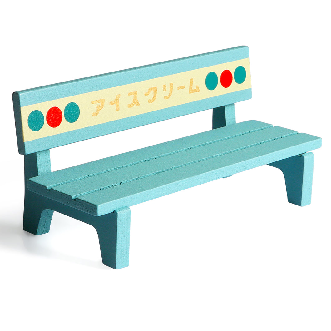 Mini Blue Bench